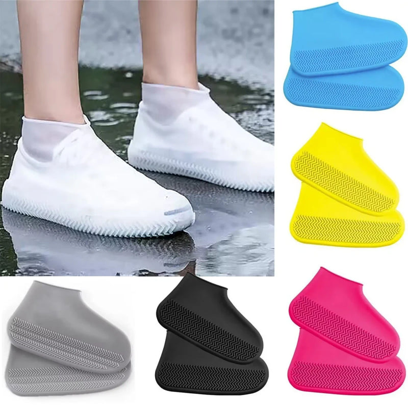 Surboute-chaussures en silicone imperméable pliable